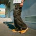 Men's Clothing Men's Versatile Loose Straight Leg Jeans Multi Pocket Cargo Pants Trendy For Formal & Casual_mkmklike.com
