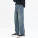 CLEANFIT New Jeans Men's Loose Straight Drape Large Size Mid-waist Trousers American Double Craftsmanship Trendy Brand Clothes Decoration Mi Ke Eight_mkmklike.com