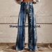 2025 Independent Website Xiyin European And American Foreign Trade Plus Size Casual Printed Jeans Wide Leg 3D_mkmklike.com