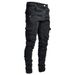 Factory Direct Men's Denim Cloth With Side Pockets Outdoor Jeans Zipper Pencil Pants Casual Pants Casual Men's Jeans_mkmklike.com