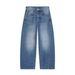 Women's Classic High Waist Relaxed Straight Jeans - Vintage Denim Pants With Button Details, Comfortable & Stylish (Blue, Light Blue, Dark Blue)_mkmklike.com