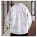 Retro Washed Denim Shirt Jacket For Men In Autumn, Loose And Fashionable Casual Jacket, Trendy Outerwear_mkmklike.com