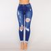 2025 Fall New European And American Cross-Border Wish Trendy Fashion Ripped Washed Women's Jeans_mkmklike.com