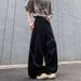 Men's Clothing Men's Embroidered Jeans Trendy Loose Straight Leg Wide Leg Design Casual Pants American Style_mkmklike.com