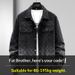 Loom 195kg Plus Denim Men's Shirt Trendy Oversized New Workwear Spring Autumn Big Size European American Style Jacket_mkmklike.com