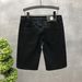 Men's Clothing Denim Shorts Thin White Ripped Mid Length Pants Five Point Jeans_mkmklike.com