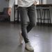 Men's Slim Fit Stretch Jeans Skinny Trousers Mid-Rise Waist Lightweight Summer Denim Distressed Wash_mkmklike.com