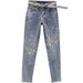 Women's Clothing Heavy Duty Hot Diamond Skinny Jeans For Women Summer New All Match High Waist Slim Nine Point Skinny Pants_mkmklike.com