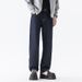 Jeans Men's Loose Straight Tube Thickened Drape Lyocell Does Not Fade Harlan Mid-waist Large Size Youth Trendy Brand Plus Knowledge Clothes Ornament_mkmklike.com