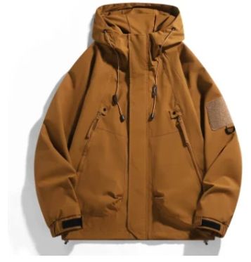 Hot Spring And Men's Style Workwear Pocket Outdoor Waterproof Autumn Couple Jacket Unisex_mkmklike.com