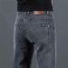 Men's Stretch Denim Jeans Slim Fit Straight Leg Trousers Cross Border Summer Thin Long Pants_mkmklike.com