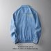BOY Korean Syle Denim Jacke Spring Auumn Embroidered Label Long Sleeve Fashion Versaile Personaliy Top Men's_mkmklike.com