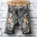 Men's Ripped And Patched Five Point Jeans Fashionable Trendy Patchwork Shorts American Style Export Goods Supply_mkmklike.com
