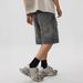 Men's Distressed Vintage Denim Shorts – American Retro Washed-Out 5-Inch Inseam Straight Cut With Rust & Ripped Details (Sizes M-4XL)_mkmklike.com