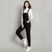 K Cowboy Overalls, Plus Size, Slightly Chubby, Loose Casual Pants, Women's Clothing, High-end Feel_mkmklike.com