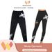 New European And American Style Ripped Butterfly Print Denim Skinny Pants, High-waisted Slim-fit Leggings_mkmklike.com