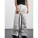 Men's Clothing High Street Style Distressed Denim Jeans Wide Leg Floor Length Slightly Flared Slimming Clean Fit Trendy Niche Design For Men And Women_mkmklike.com