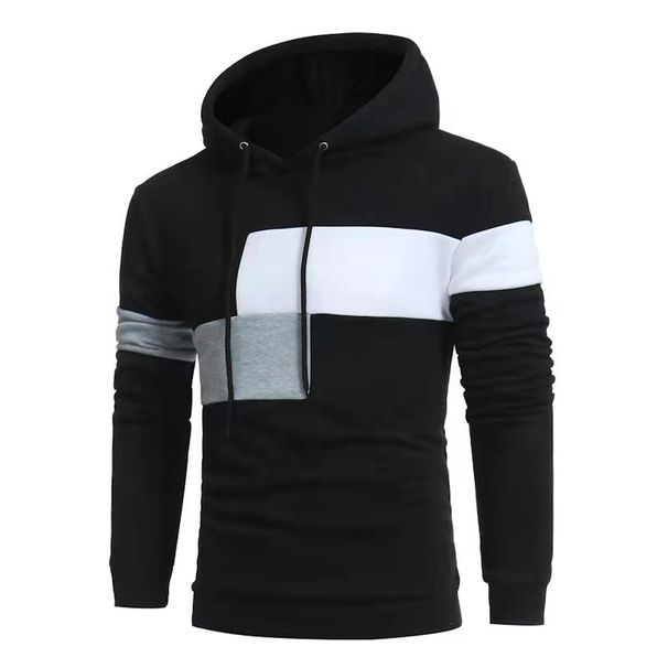Men's Clothing autumn and winter men's fashion color matching sweatsh men's color matching hoodie hot sales_mkmklike.com
