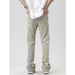 Men's Jeans For Autumn, High Street Vibe Straight-leg Pants, Trendy Vintage Loose Casual Long Trousers_mkmklike.com