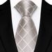 Unisex Classic monochrome satin tie business casual wedding tie_mkmklike.com
