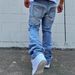 Slim Fit Stretchy Comfortable Flared Pants Men's Denim Height Enhancing Versatile Fashionable Export Grade American Trendy Brand_mkmklike.com