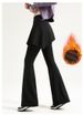 Women's High-waisted Flared Yoga Pants With Butt-lifting Skirt, Two-piece Design, New Autumn And Winter Fitness_mkmklike.com