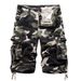 Man's clothing Men's loose casual five division pants camouflage shorts multi-pocket pants_mkmklike.com