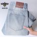 Summer Loose Fit Jeans For Men - Lightweight Stretch Denim Pants With Relaxed Tapered Leg_mkmklike.com
