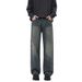 Men's Clothing & Archer0603 & Summer American Style Cleanfit Washed Retro Jeans Men's Straight Leg Loose Fit Trousers_mkmklike.com