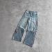Women's High-Waisted Vintage Floral Embroidered Jeans – Retro Denim Pants With Distressed Details & Relaxed Fit_mkmklike.com