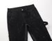 Men's Clothing High Street Style Structured Stitching Ink Splash Flared Jeans_mkmklike.com