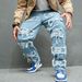 2025 New Jeans With Worn Knees, Elastic, Casual And Slim Fit, Trendy Men's Small Leg Pants_mkmklike.com