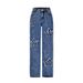 Women's Loose Fit High Waist Jeans – 90% Cotton Wide-Leg Denim Pants (Vintage Washed, Streetwear Style, Comfortable & Breathable, Unisex Appeal)_mkmklike.com