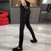 Men's Clothing Trendy Men's Ripped Cropped Jeans Slim Fit Casual Style Perfect For Fall For Formal & Casual_mkmklike.com
