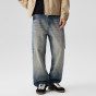 CLEANFIT Jeans Men's Harlan Loose Straight Youth Trendy Brand Long Harlan American Retro Double Craft New Zhiyi Clothes Decoration K11 Denim Ten Mile_mkmklike.com