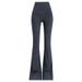 Trendy Girl Closet Trendy Girl Closet Slim Fit Jeans High Waist Tummy Control Butt Lift Flared New Style Women's Flare Long Yoga Pants For Autumn_mkmklike.com