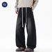 Nordmann Muqiu Men's Clothing | Trendy American Street Style Baggy Jeans Unisex Loose Retro Washed Wide-Leg Scimitar Pants_mkmklike.com