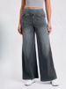 K High Waisted Yoga Jeans For Women, High Stretch And Slimming, Loose Pockets, Wide Leg Casual Pants_mkmklike.com