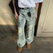 Japanese Vintage Washed Distressed Denim Jeans For Men & Women - Straight Fit Relaxed Light Blue Streetwear Pants With Functional Pockets_mkmklike.com
