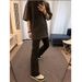Men's Jeans New Spring/Summer American High Street Straight Fit Black Casual Micro Pull Long Pants_mkmklike.com