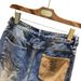 Men's High-End Trendy Retro Distressed Denim Shorts Slim Fit Five Point Pants Cool Stylish Riding Breeches_mkmklike.com