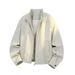 Cleanfit Deconstructed Three-proof For Men, Spring Trendy American-style Short Workwear Jacket With Stand-up Collar,_mkmklike.com