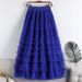 Mesh ruffled temperament skirt women's clothing new style celebrity long skirt slim cake skirt_mkmklike.com