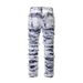 Men's And Womencross-Border Washed Jeans For In Spring And Autumn American Retro Raw Edge Design Loose Straight Wide-Leg Floor Mopping Pants_mkmklike.com