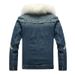 2025 New Autumn And Winter Couple Men's Fleece Thickened Youth Jacket Cotton-padded Men's Fleece Denim Jacket_mkmklike.com
