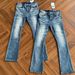Men's Clothing Cleanfit 517 Men's Blue Denim 3.0 3D Whiskers Jeans Washed Slightly Flared Slim Fit Long Pants_mkmklike.com
