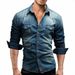 Men's Clothing Denim Jacket Shirt Men's Top_mkmklike.com