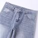 Men's Trendy Stylish Loose Fitting Casual Jeans Straight Leg Slimming Trousers Comfortable Versatile Suitable For All Seasons_mkmklike.com