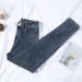 High-Waisted Skinny Jeans For Women – Stretch Slim Fit Retro Blue Denim Pants | Flattering Figure-Hugging Design (Classic Wash, Black, Grey Options)_mkmklike.com