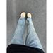 Spring Splatter Ink Niche Wash Trendy Jeans For Men Style Retro Distressed Casual Straight Leg Pants_mkmklike.com